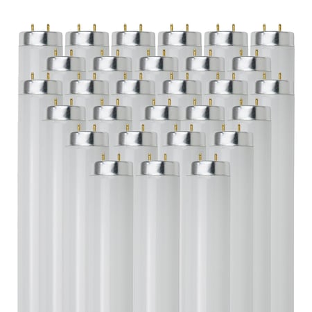 Sunlite 4 Ft T12 Dulux Straight Tube Fluorescent Lamp 40W 2550 Lmn 6500K G13 Base, ROHS Compliant, 30PK 30032-SU